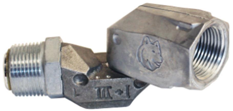 Husky 000350 3/4 inch male x 3/4 inch female NPT multi-plane swivel