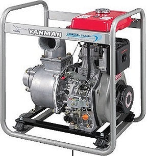 Yanmar diesel 2 inch BSP(M) semi trash pump YDP20STN-3E L48N 4.7 hp (electric start) 550 lpm 22.5 m head