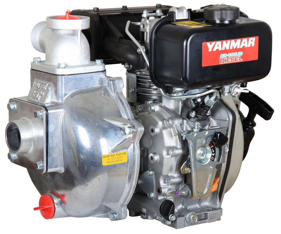 QuickPrime QP205SLT twin impeller pump Yanmar diesel L100N (electric start) 450 lpm 90 m head