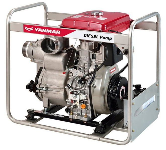 Yanmar diesel YDP40TN-3E 4 inch full trash pump L100N 10 hp (electric start) 1750 lpm 25 m head