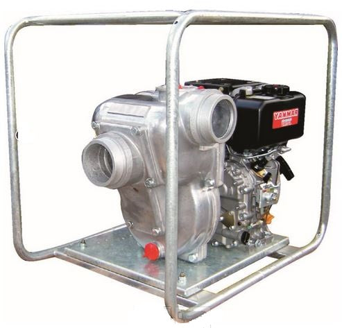 QuickPrime QP402SX 4 inch BSP(M) water pump Yanmar diesel L100NE (electric start) 700 lpm 70 m head