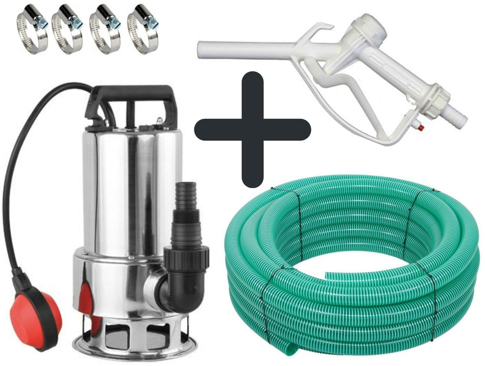 Ketta Calf 280 submersible calf 230v milk pump kit with 10 m hose and dispensing nozzle