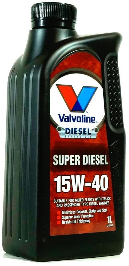 Valvoline 1 litre 15W-40 Super Diesel multi-grade engine oil