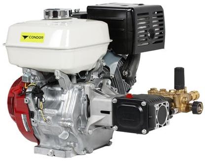 Ketta water blaster pump and engine pack Honda GX390 11 hp (electric start) 255 bar (3700 psi) 15 lpm