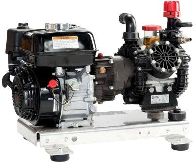 Annovi Reverberi AR45bp poly softwash diaphragm pump and skid Honda GX200 5.5 hp 43.3 lpm 20 bar (290 psi)