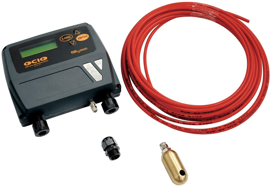 Piusi OCIO 230v electronic tank level monitor with 10 m tube