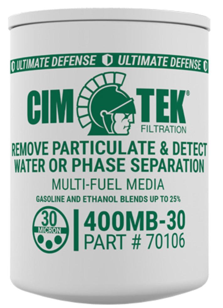 Cim-Tek 70106 400MB-30 30 micron fuel dispenser filter element