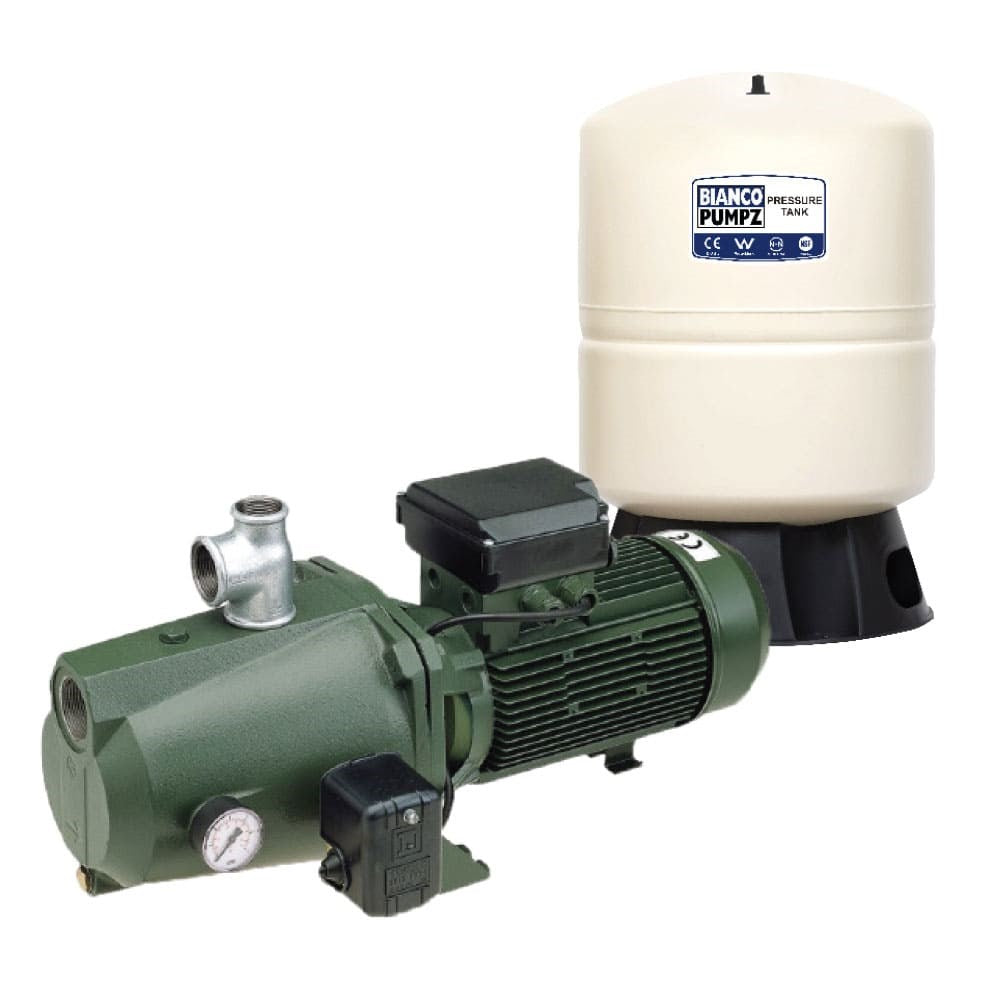 DAB-200MP/50V - Pump Surface Mounted Cast Iron With Pressure Switch 175L/MIN 41M 1.47KW 240V + 50L Tank