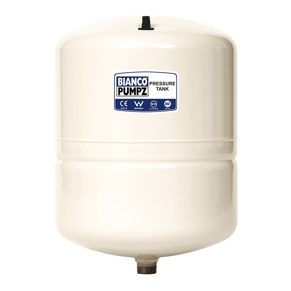 BIA-BPT-24 - Bianco Pressure Tank 24 Litre Vertical Almond  4 Bar Pre-Charge