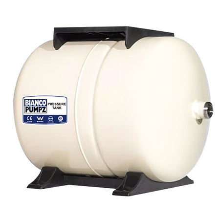 BIA-BPT-24H - Bianco Pressure Tank 24 Litre Horizontal Almond  4 Bar Pre-Charge