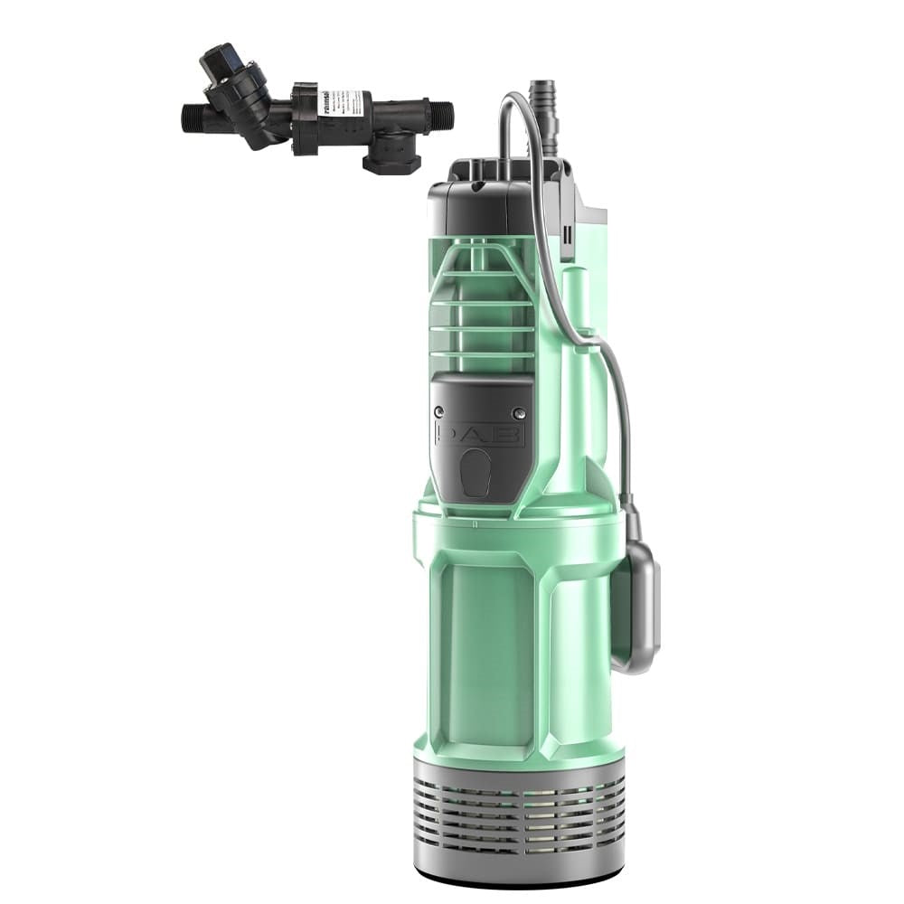 RS6-DIVERTRON900A - Divertron Submersible Pump With RS6 Changeover Device - Rain Harvesting Kit