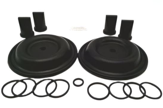 Aro 637140-D2 pump service repair kit with duckbill valves and Buna-N (Nitrile) diaphragms