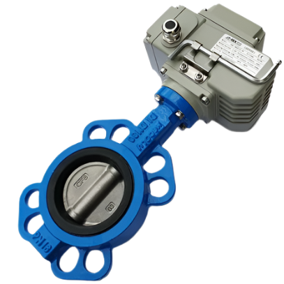 T-Rex VBF-050E24-4S 50 mm (2 inch) 24v electric butterfly valve (high speed 4 second)