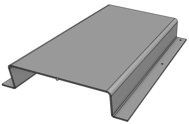 Ketta M9988 aluminium pump base plate 300 x 500 x 100 mm (L x W x H)