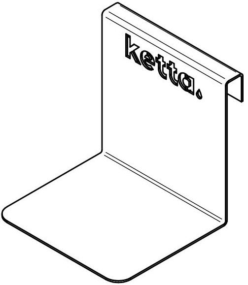 Ketta M0237 IBC tank hanger bracket for pump mounting galvanised steel 220 x 250 x 250 mm (L x W x H)