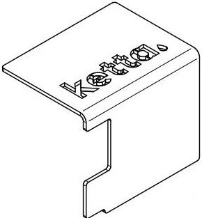 Ketta M98755 angle bracket for AR control valve mounting etc 90 x 120 mm, 3 mm galv steel plate