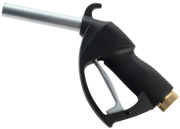 Piusi Self 3000 dispensing nozzle for petrol diesel and oil with 1 inch BSP(F) swivel inlet