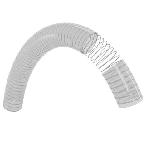 FoxHose Spring Flex 19 mm (3/4 inch) transparent food grade hose with steel spiral