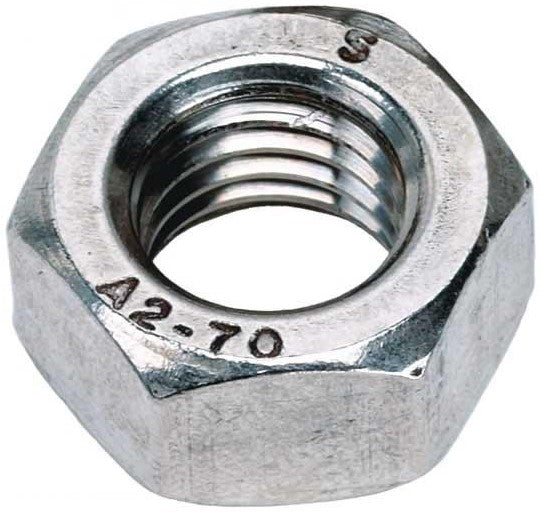 Sigma K2 pump nut stainless steel for main shaft item #9